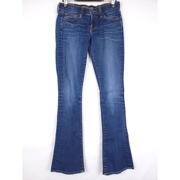 Lucky Brand Denim - Lucky Brand Charlie Baby Boot Jean Womens Low Rise Blue Faded Denim 0/25 Stretch